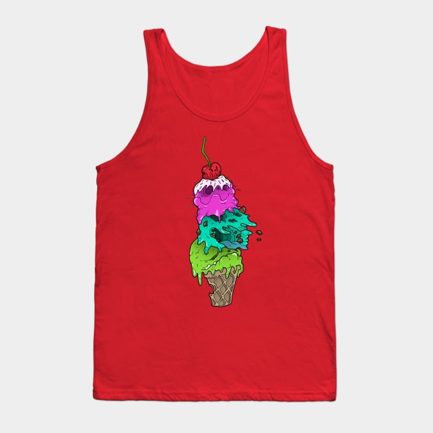 Ice cream pileup Tank Top by Dark_Illustrator